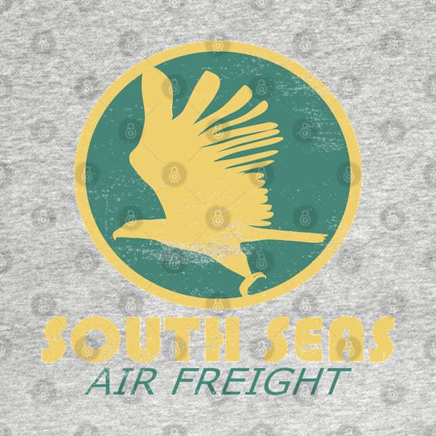 Vintage Travel - South Seas Air Freight (distressed) by TCP